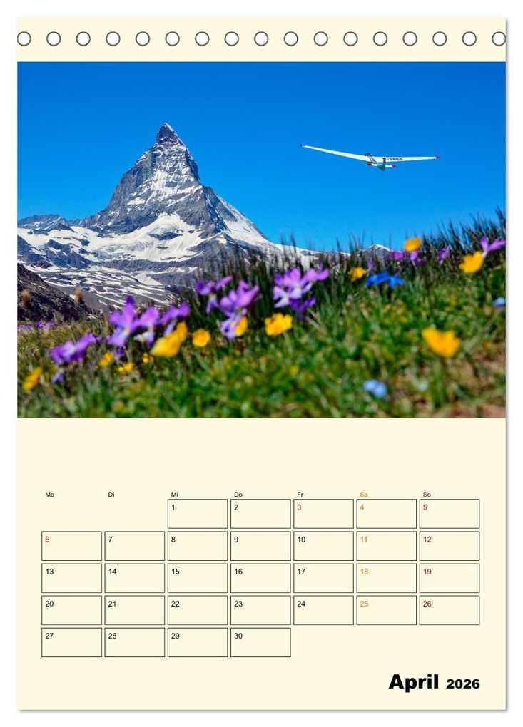 Weitere Ansicht: Segelfliegen - dem Himmel ganz nah (Tischkalender 2026 DIN A5 hoch), CALVENDO Monatskalender | Peter Roder, Calvendo