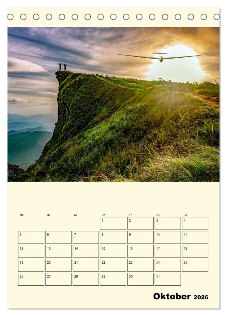 Weitere Ansicht: Segelfliegen - dem Himmel ganz nah (Tischkalender 2026 DIN A5 hoch), CALVENDO Monatskalender | Peter Roder, Calvendo