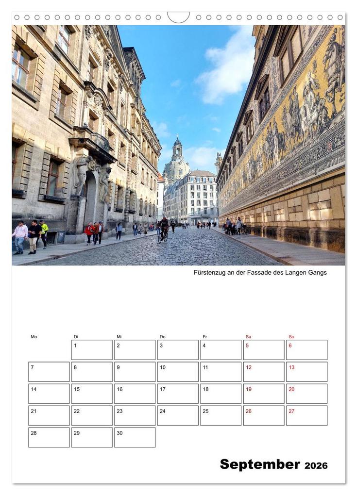 Weitere Ansicht: Prachtvolles Dresden (Wandkalender 2026 DIN A3 hoch), CALVENDO Monatskalender | Gisela Kruse, Calvendo
