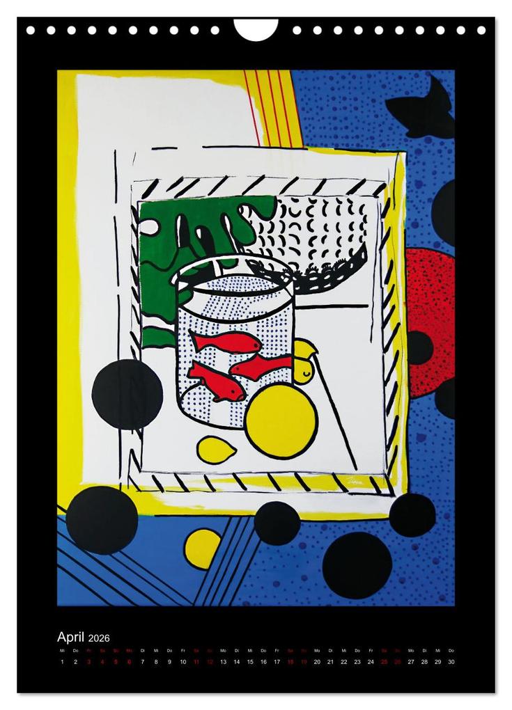 Weitere Ansicht: Hommage an große Künstler (Wandkalender 2026 DIN A4 hoch), CALVENDO Monatskalender | Katja M. Zippo, Calvendo