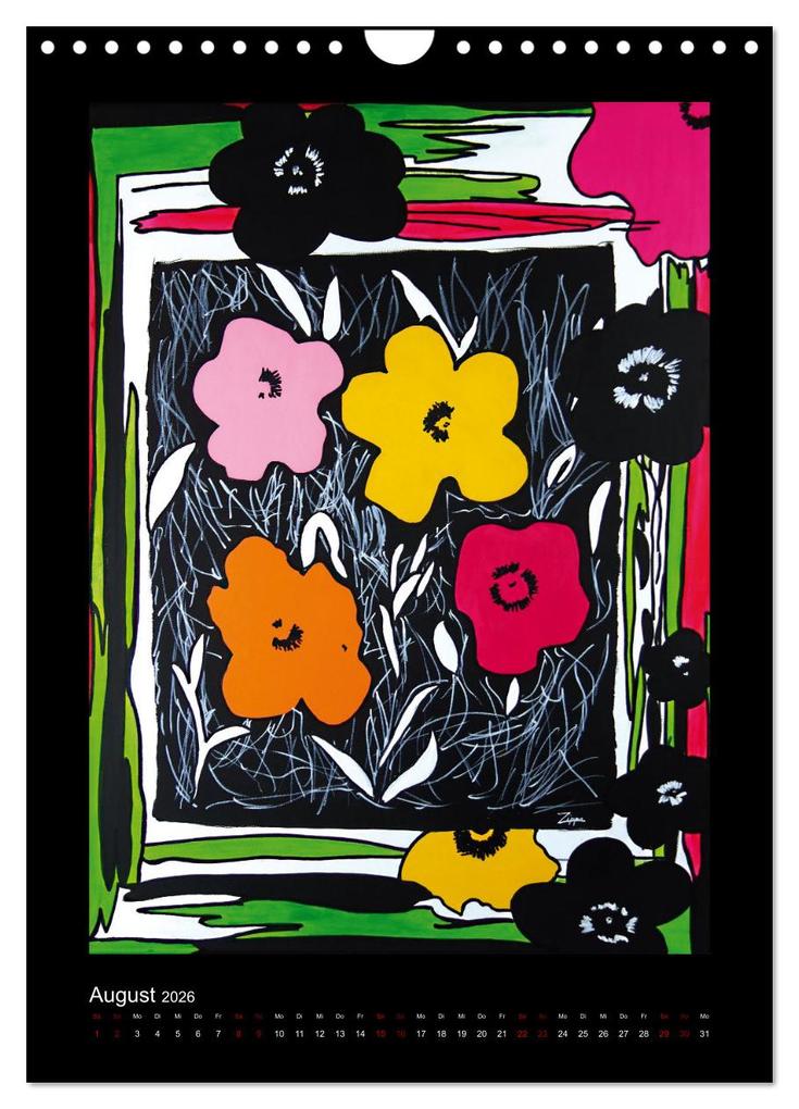 Weitere Ansicht: Hommage an große Künstler (Wandkalender 2026 DIN A4 hoch), CALVENDO Monatskalender | Katja M. Zippo, Calvendo