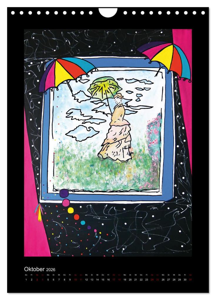 Weitere Ansicht: Hommage an große Künstler (Wandkalender 2026 DIN A4 hoch), CALVENDO Monatskalender | Katja M. Zippo, Calvendo