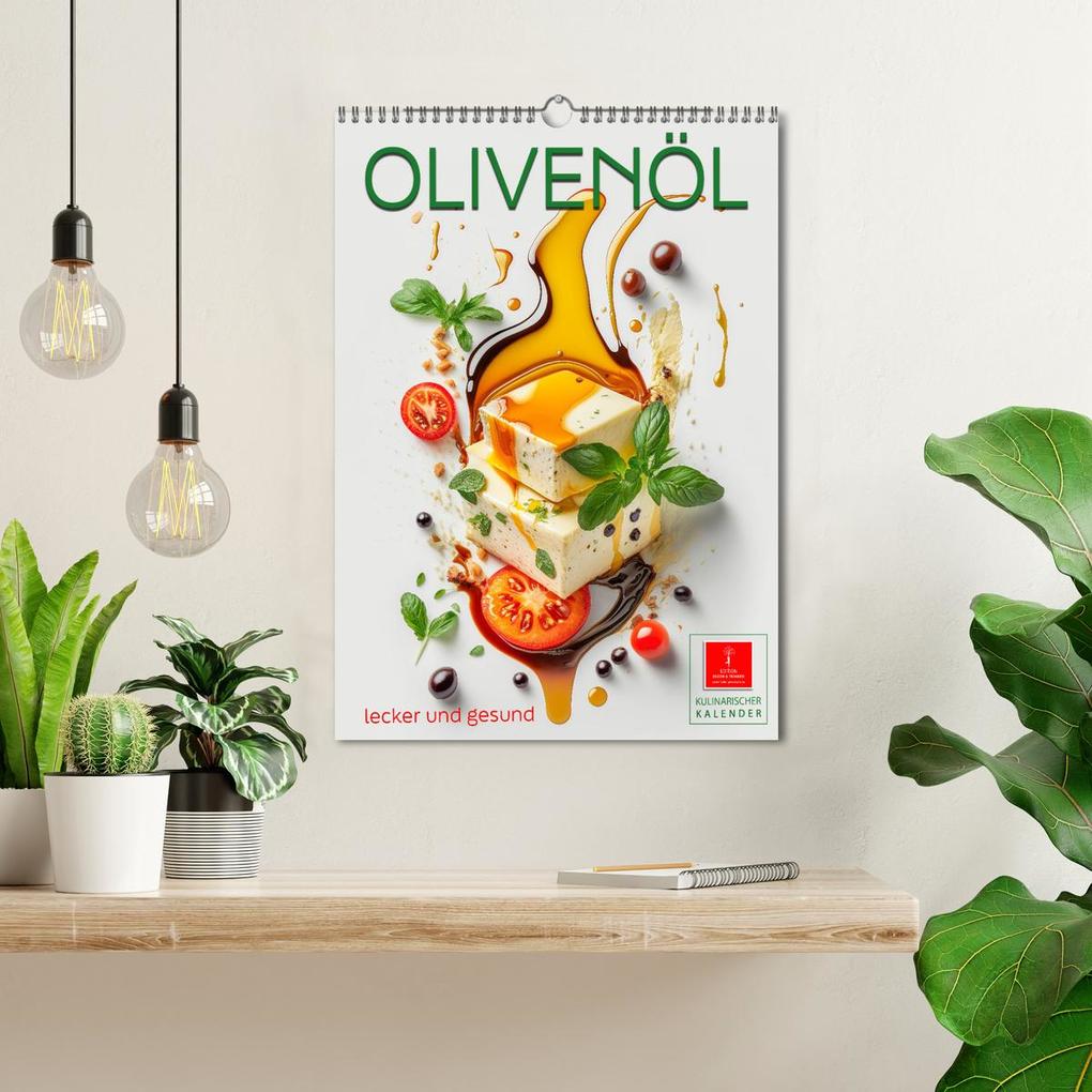 Weitere Ansicht: Olivenöl lecker und gesund (Wandkalender 2026 DIN A3 hoch), CALVENDO Monatskalender | Peter Roder, Calvendo