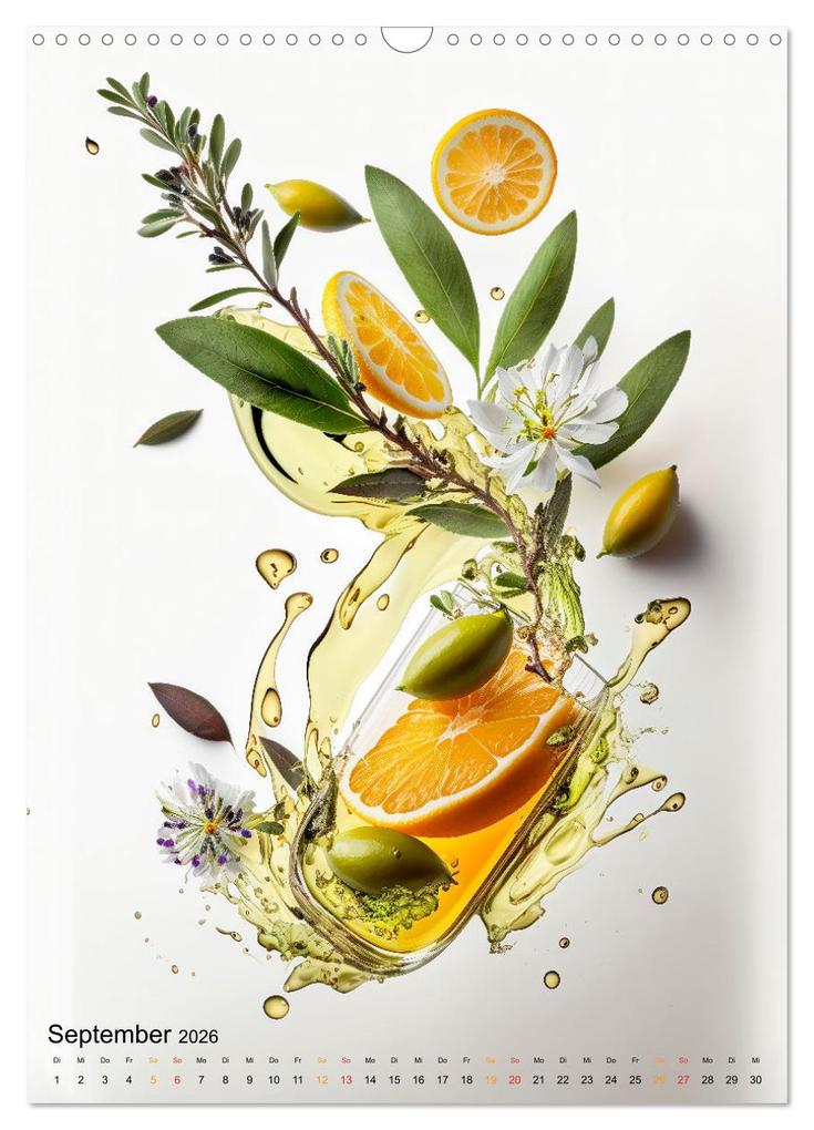 Weitere Ansicht: Olivenöl lecker und gesund (Wandkalender 2026 DIN A3 hoch), CALVENDO Monatskalender | Peter Roder, Calvendo