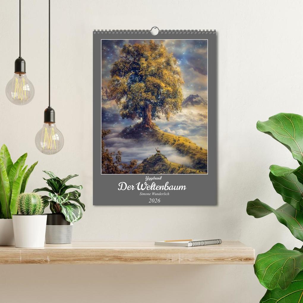 Weitere Ansicht: Yggdrasil - Der Baum des Lebens (Wandkalender 2026 DIN A3 hoch), CALVENDO Monatskalender | Simone Wunderlich, Calvendo