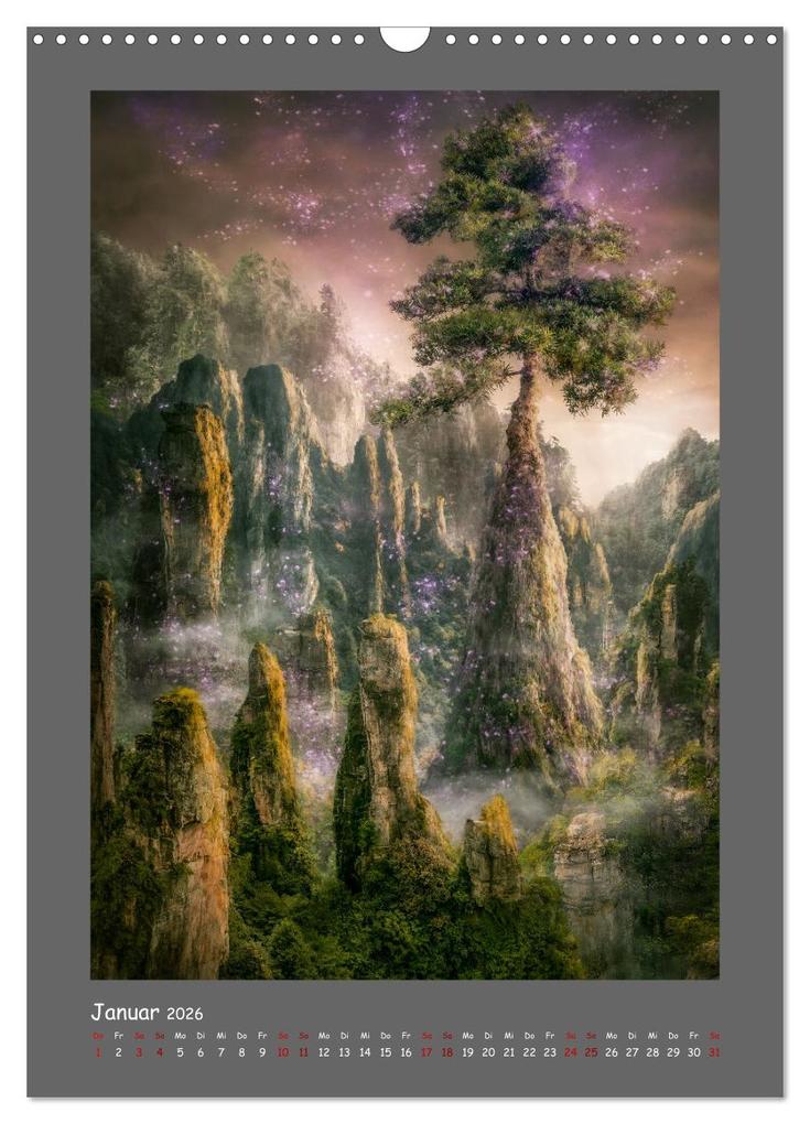 Weitere Ansicht: Yggdrasil - Der Baum des Lebens (Wandkalender 2026 DIN A3 hoch), CALVENDO Monatskalender | Simone Wunderlich, Calvendo