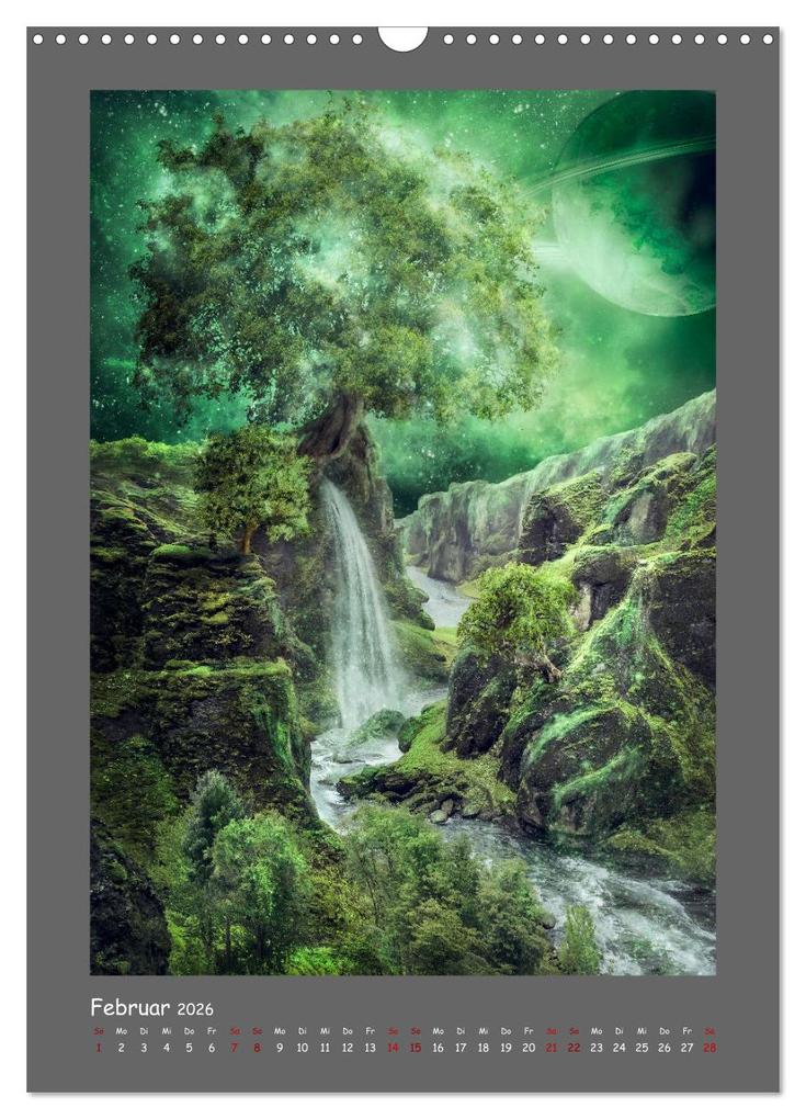 Weitere Ansicht: Yggdrasil - Der Baum des Lebens (Wandkalender 2026 DIN A3 hoch), CALVENDO Monatskalender | Simone Wunderlich, Calvendo