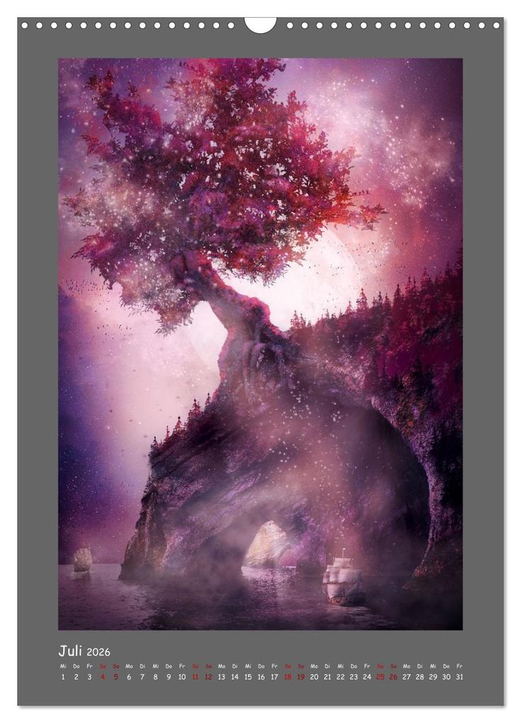 Weitere Ansicht: Yggdrasil - Der Baum des Lebens (Wandkalender 2026 DIN A3 hoch), CALVENDO Monatskalender | Simone Wunderlich, Calvendo