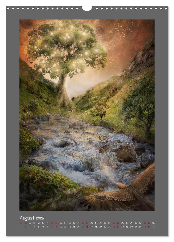 Weitere Ansicht: Yggdrasil - Der Baum des Lebens (Wandkalender 2026 DIN A3 hoch), CALVENDO Monatskalender | Simone Wunderlich, Calvendo