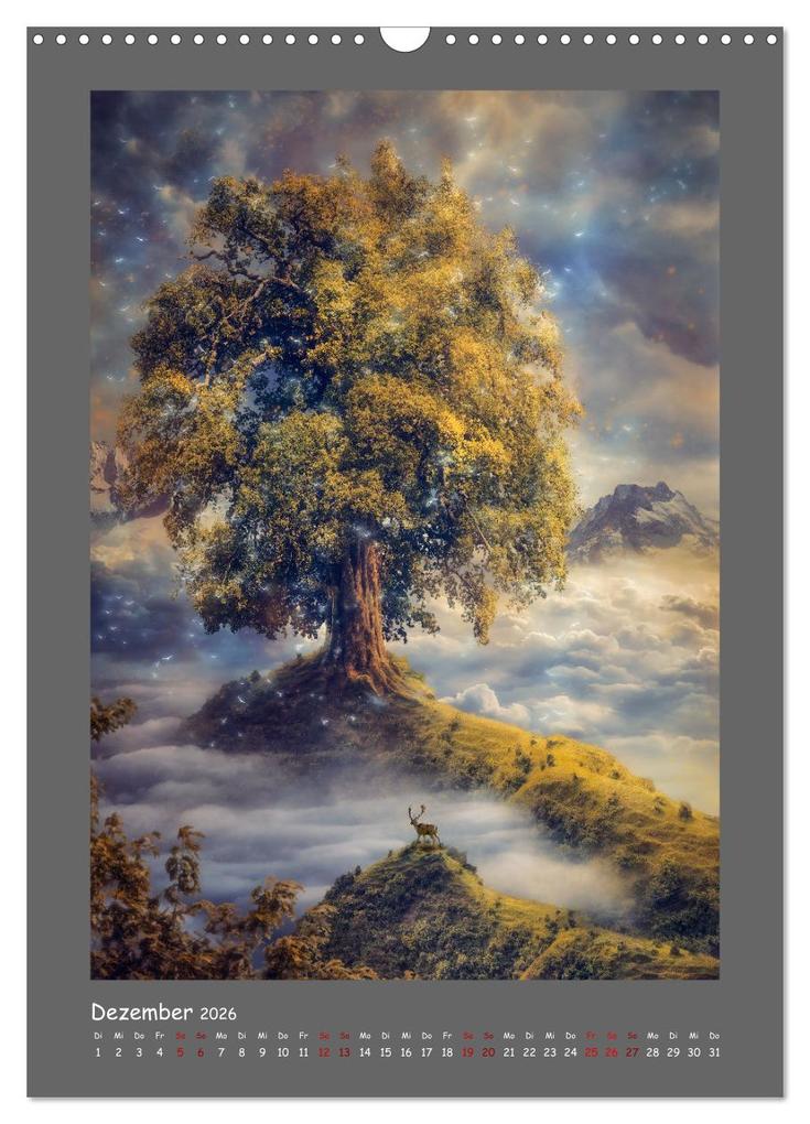 Weitere Ansicht: Yggdrasil - Der Baum des Lebens (Wandkalender 2026 DIN A3 hoch), CALVENDO Monatskalender | Simone Wunderlich, Calvendo