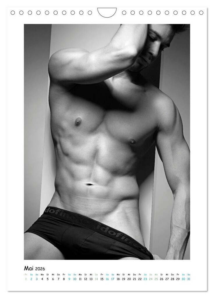 Weitere Ansicht: Männer... in underwear deluxe (Wandkalender 2026 DIN A4 hoch), CALVENDO Monatskalender | Ralf Wehrle & Uwe Frank (Black&White Fotodesign), Calvendo