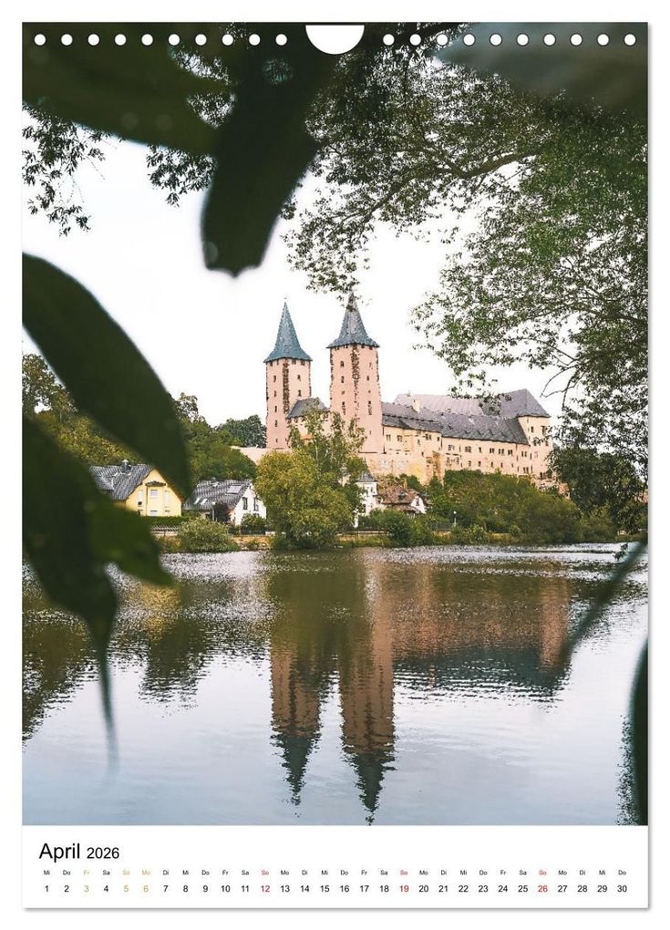 Weitere Ansicht: Sachsens Burgen und Schlösser mit Ortsangaben (Wandkalender 2026 DIN A4 hoch), CALVENDO Monatskalender | Benjamin Bisanz, Calvendo
