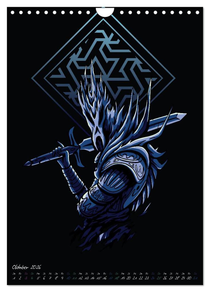 Weitere Ansicht: Dunkle Krieger (Wandkalender 2026 DIN A4 hoch), CALVENDO Monatskalender | Luca Schmidt, Calvendo