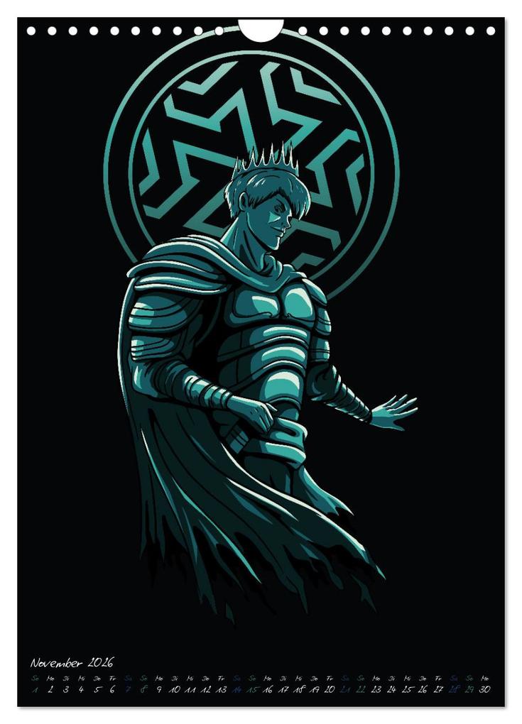Weitere Ansicht: Dunkle Krieger (Wandkalender 2026 DIN A4 hoch), CALVENDO Monatskalender | Luca Schmidt, Calvendo