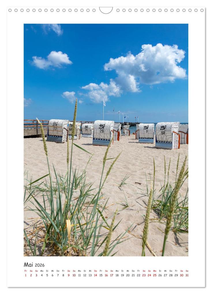 Weitere Ansicht: Lübecker Bucht Seebäder an der Ostsee (Wandkalender 2026 DIN A3 hoch), CALVENDO Monatskalender | Andrea Dreegmeyer, Calvendo