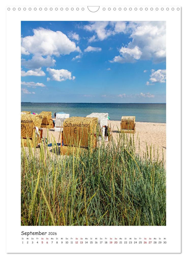 Weitere Ansicht: Lübecker Bucht Seebäder an der Ostsee (Wandkalender 2026 DIN A3 hoch), CALVENDO Monatskalender | Andrea Dreegmeyer, Calvendo