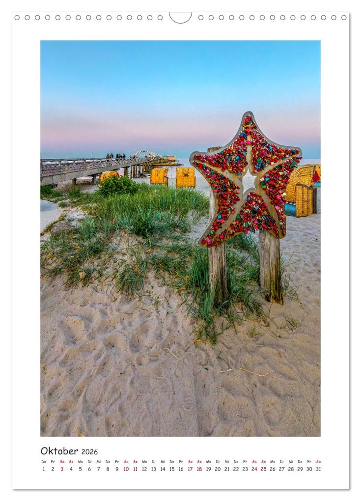 Weitere Ansicht: Lübecker Bucht Seebäder an der Ostsee (Wandkalender 2026 DIN A3 hoch), CALVENDO Monatskalender | Andrea Dreegmeyer, Calvendo