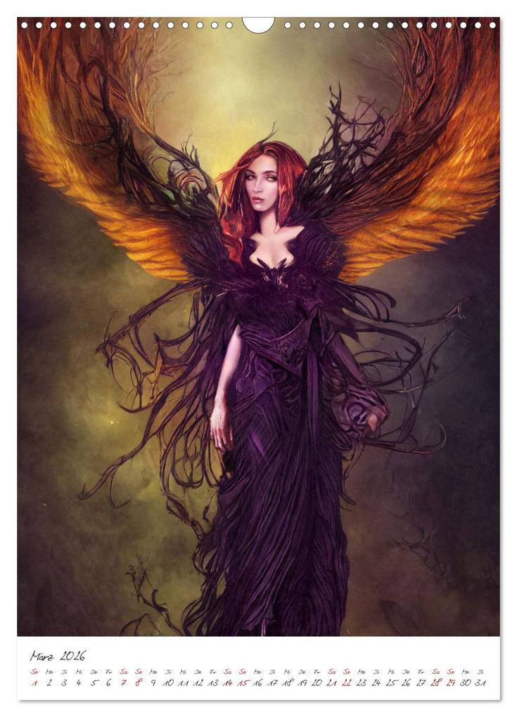 Weitere Ansicht: Dark Fantasy Art - Zeit der Helden (Wandkalender 2026 DIN A3 hoch), CALVENDO Monatskalender | Markus Gann, Calvendo
