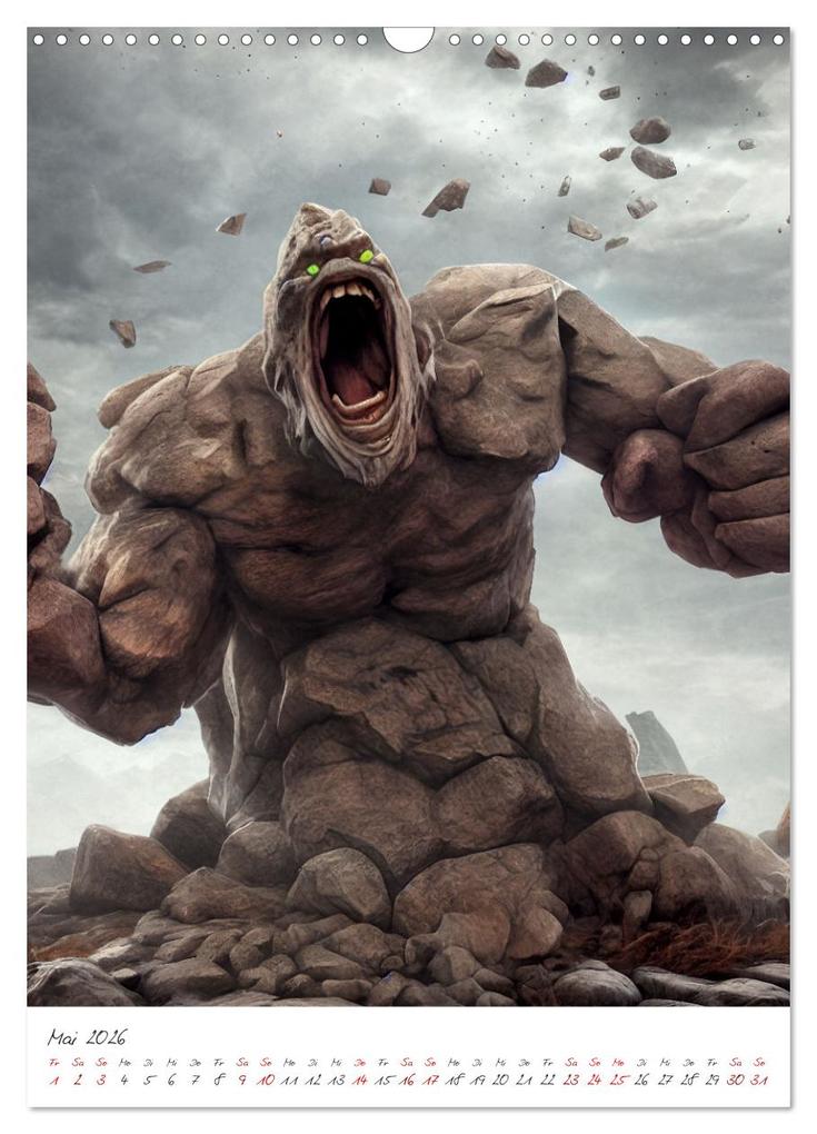 Weitere Ansicht: Dark Fantasy Art - Zeit der Helden (Wandkalender 2026 DIN A3 hoch), CALVENDO Monatskalender | Markus Gann, Calvendo