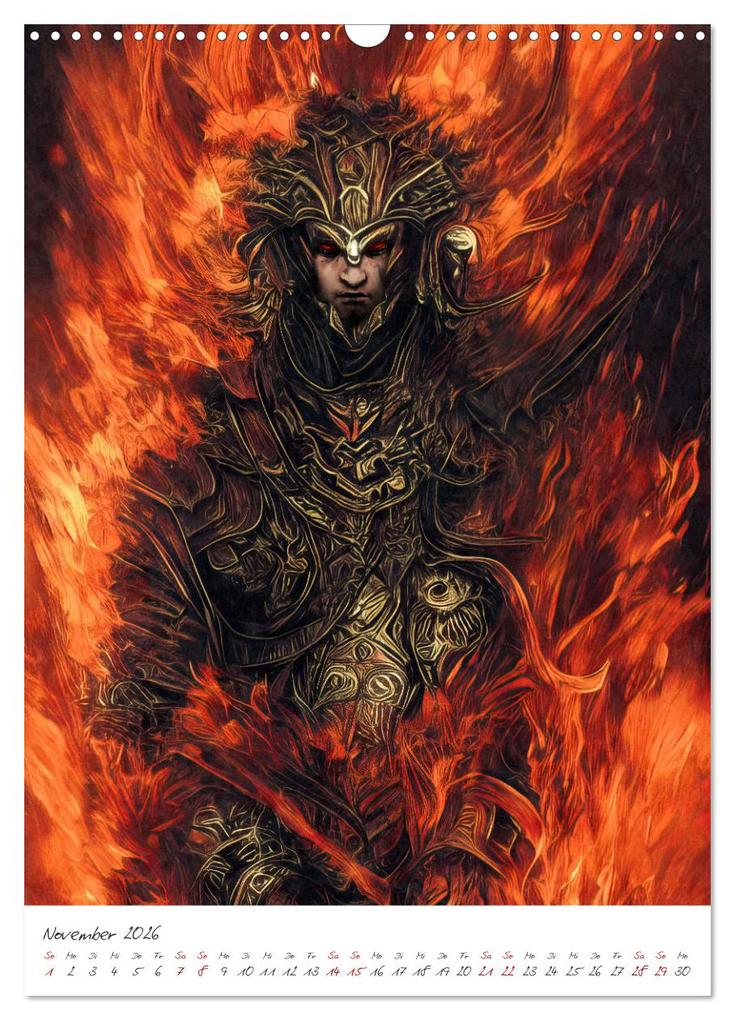 Weitere Ansicht: Dark Fantasy Art - Zeit der Helden (Wandkalender 2026 DIN A3 hoch), CALVENDO Monatskalender | Markus Gann, Calvendo