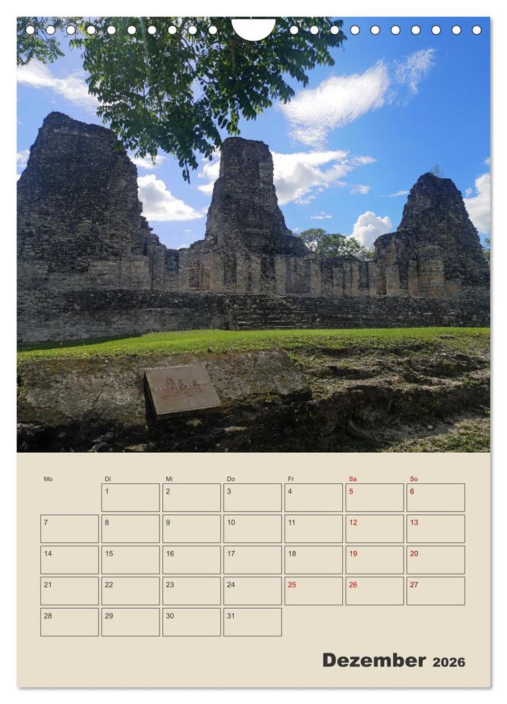 Weitere Ansicht: Mexiko Yucatán Terminplaner (Wandkalender 2026 DIN A4 hoch), CALVENDO Monatskalender | Denise Graupner, Calvendo