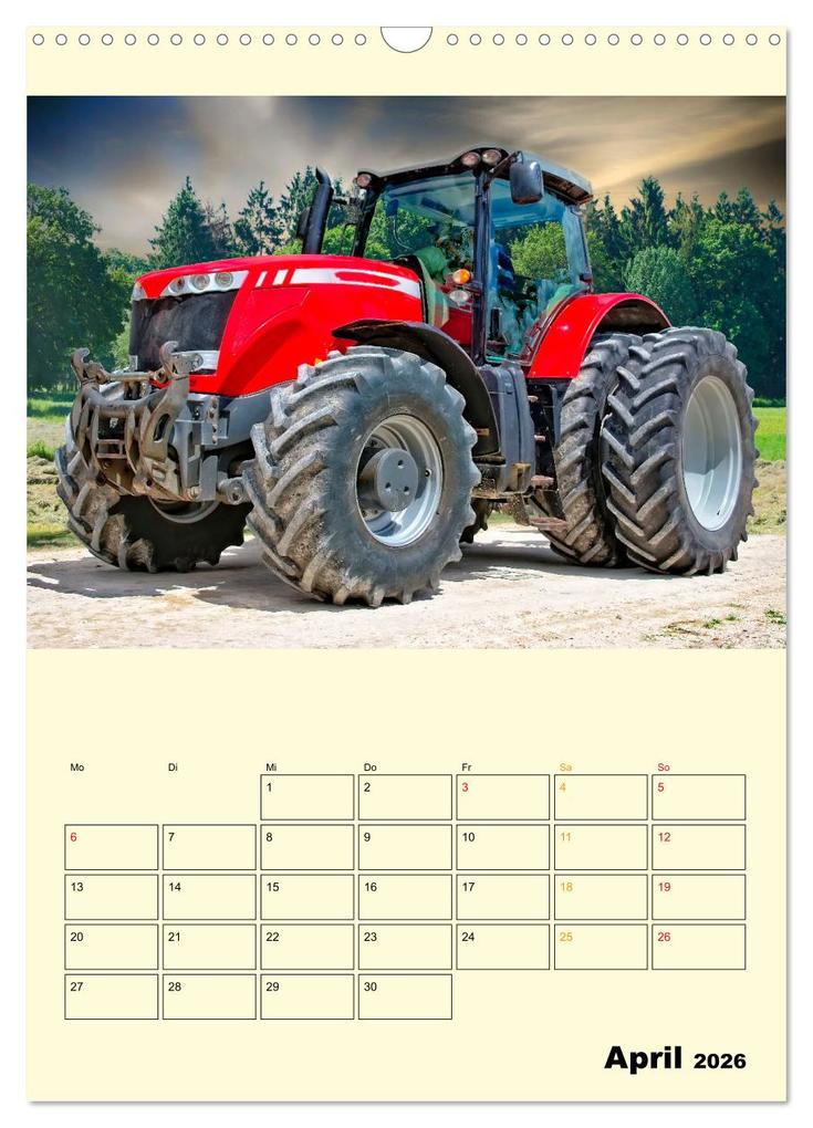 Weitere Ansicht: Traktor Giganten (Wandkalender 2026 DIN A3 hoch), CALVENDO Monatskalender | Peter Roder, Calvendo