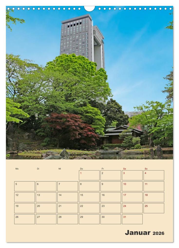 Weitere Ansicht: Tokio - Terminplaner (Wandkalender 2026 DIN A3 hoch), CALVENDO Monatskalender | Denise Graupner, Calvendo