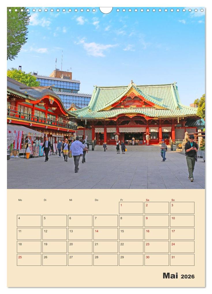 Weitere Ansicht: Tokio - Terminplaner (Wandkalender 2026 DIN A3 hoch), CALVENDO Monatskalender | Denise Graupner, Calvendo