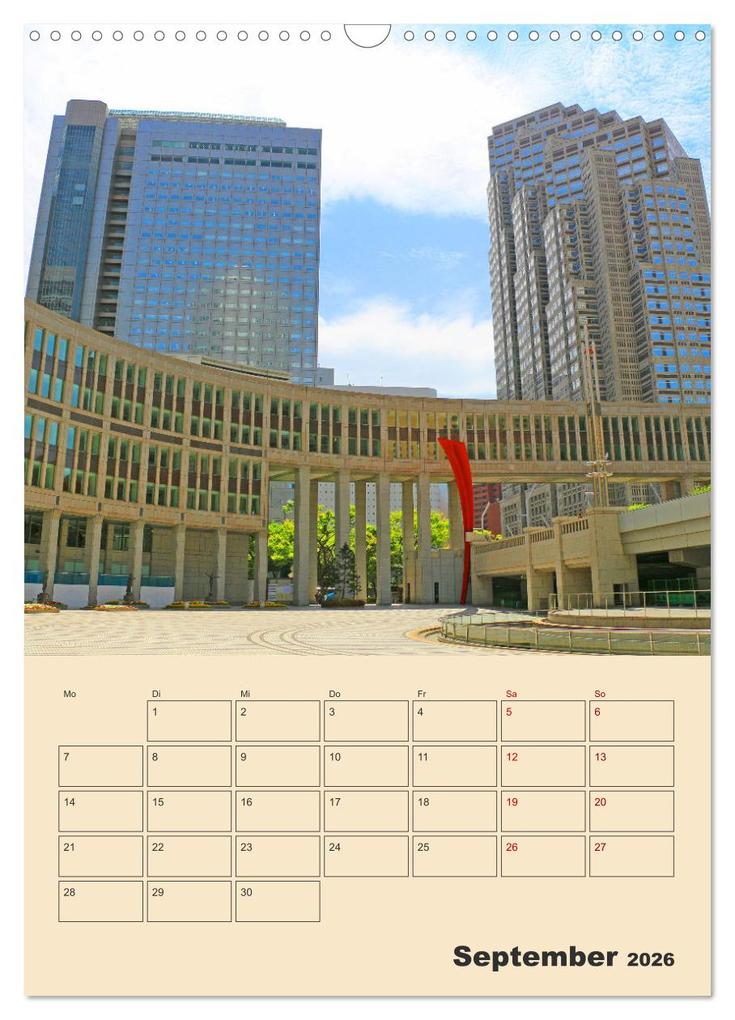 Weitere Ansicht: Tokio - Terminplaner (Wandkalender 2026 DIN A3 hoch), CALVENDO Monatskalender | Denise Graupner, Calvendo