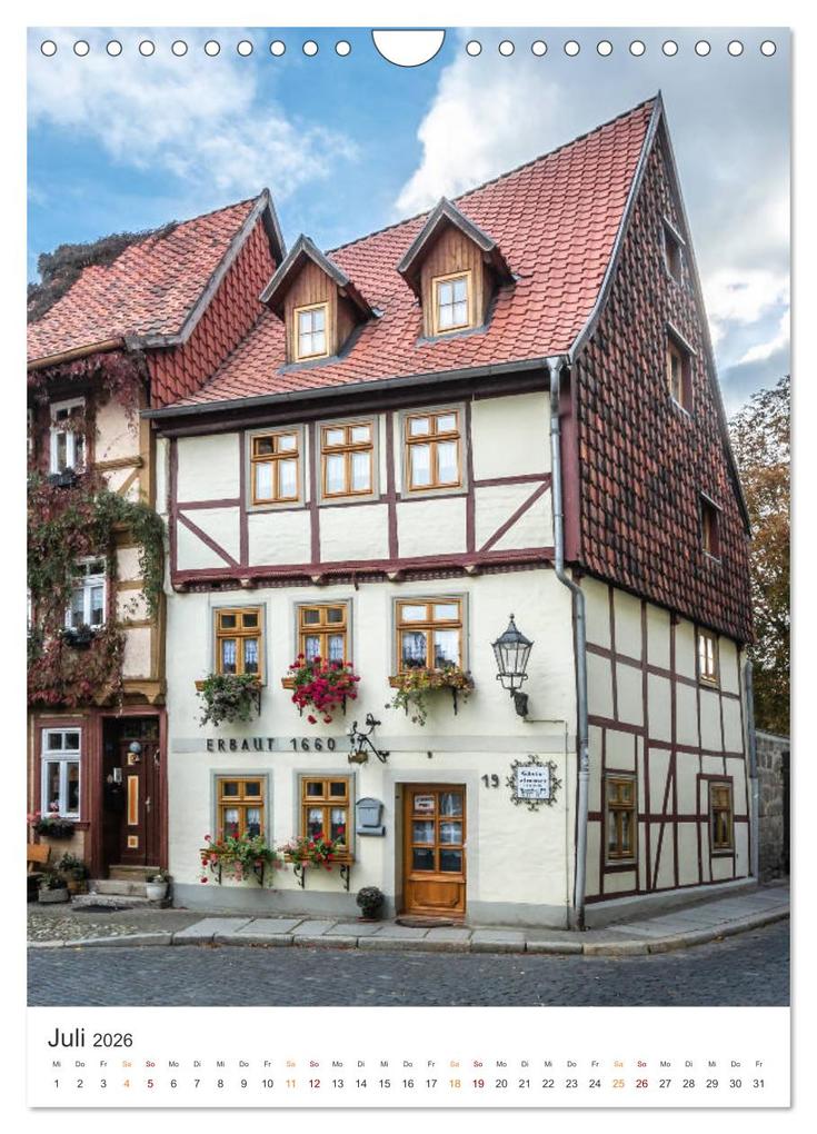 Weitere Ansicht: Altstadt Quedlinburg (Wandkalender 2026 DIN A4 hoch), CALVENDO Monatskalender | Steffen Gierok-Latniak, Calvendo