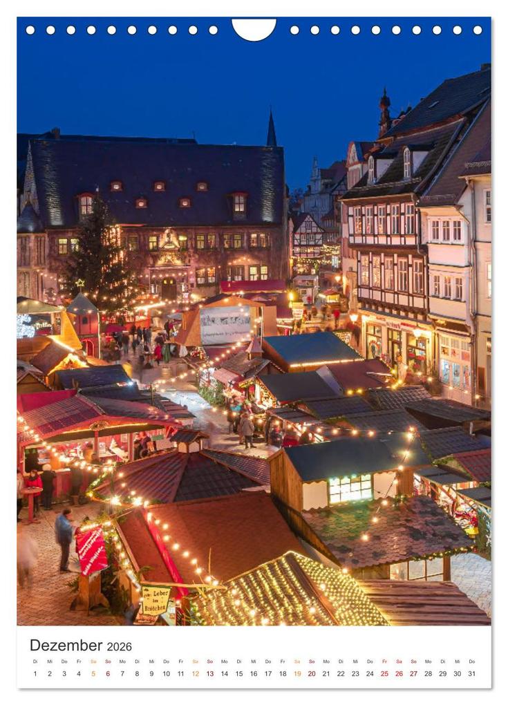 Weitere Ansicht: Altstadt Quedlinburg (Wandkalender 2026 DIN A4 hoch), CALVENDO Monatskalender | Steffen Gierok-Latniak, Calvendo