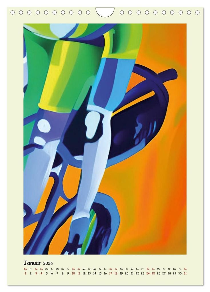 Weitere Ansicht: Geliebter Radsport (Wandkalender 2026 DIN A4 hoch), CALVENDO Monatskalender | Silvia Siebler-Ferry, Calvendo