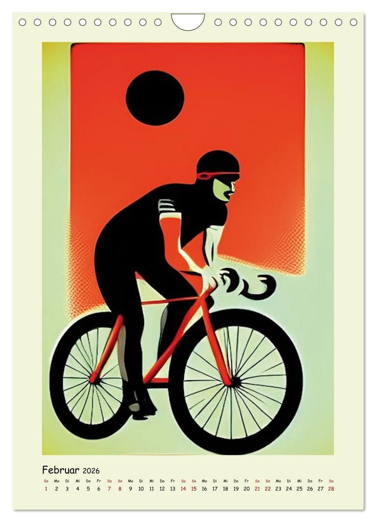 Weitere Ansicht: Geliebter Radsport (Wandkalender 2026 DIN A4 hoch), CALVENDO Monatskalender | Silvia Siebler-Ferry, Calvendo
