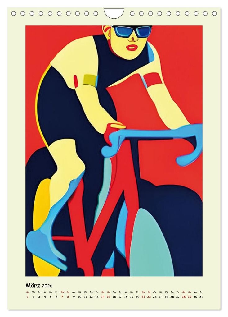 Weitere Ansicht: Geliebter Radsport (Wandkalender 2026 DIN A4 hoch), CALVENDO Monatskalender | Silvia Siebler-Ferry, Calvendo