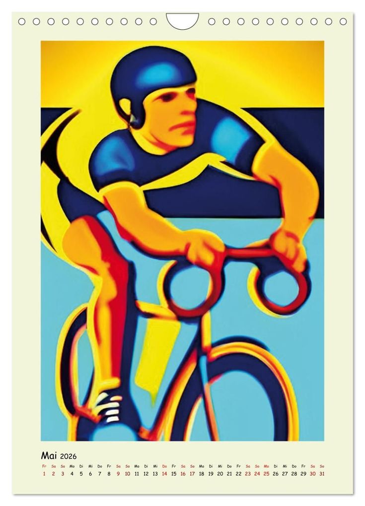 Weitere Ansicht: Geliebter Radsport (Wandkalender 2026 DIN A4 hoch), CALVENDO Monatskalender | Silvia Siebler-Ferry, Calvendo