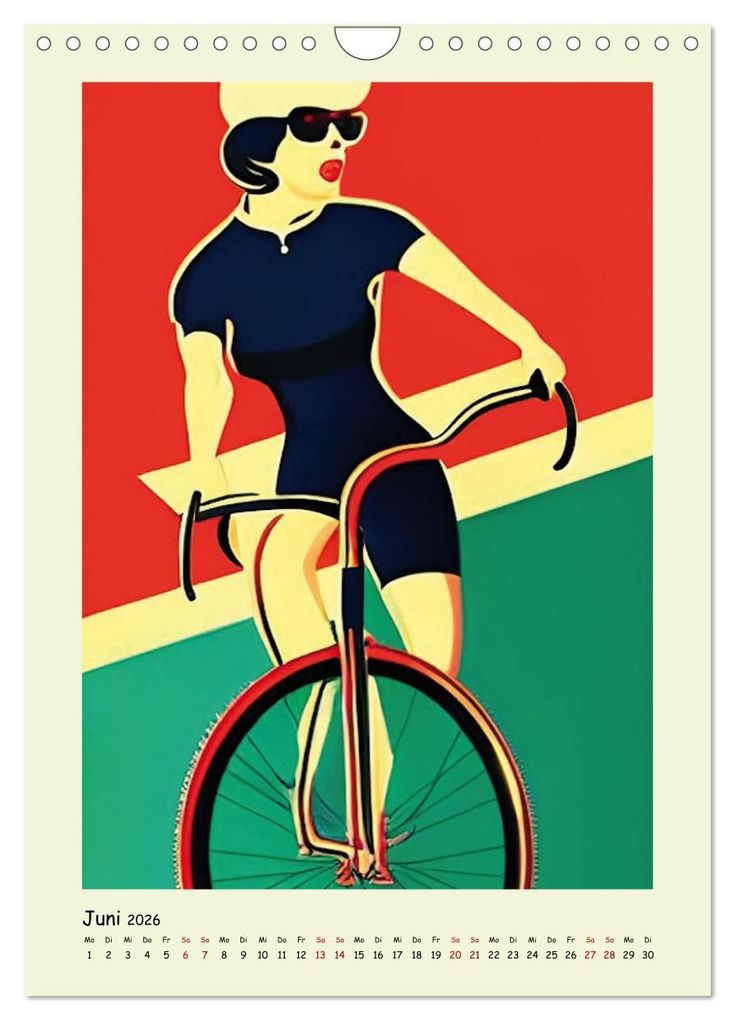 Weitere Ansicht: Geliebter Radsport (Wandkalender 2026 DIN A4 hoch), CALVENDO Monatskalender | Silvia Siebler-Ferry, Calvendo