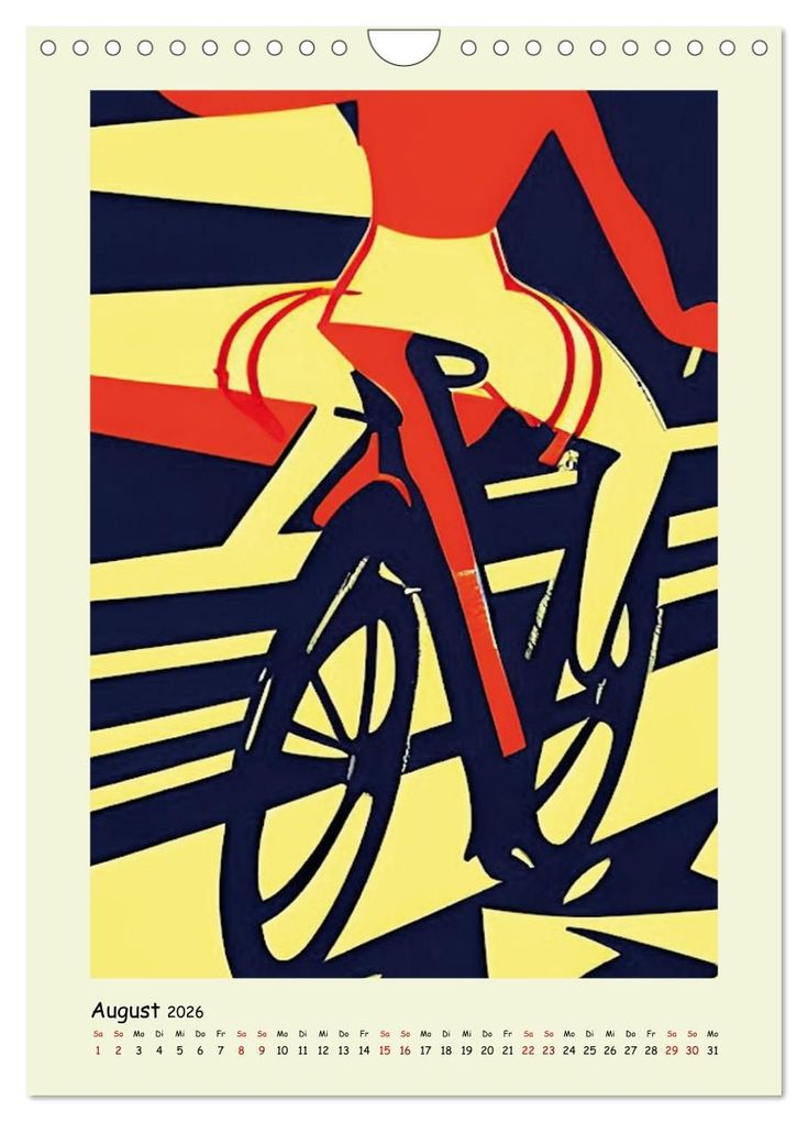 Weitere Ansicht: Geliebter Radsport (Wandkalender 2026 DIN A4 hoch), CALVENDO Monatskalender | Silvia Siebler-Ferry, Calvendo