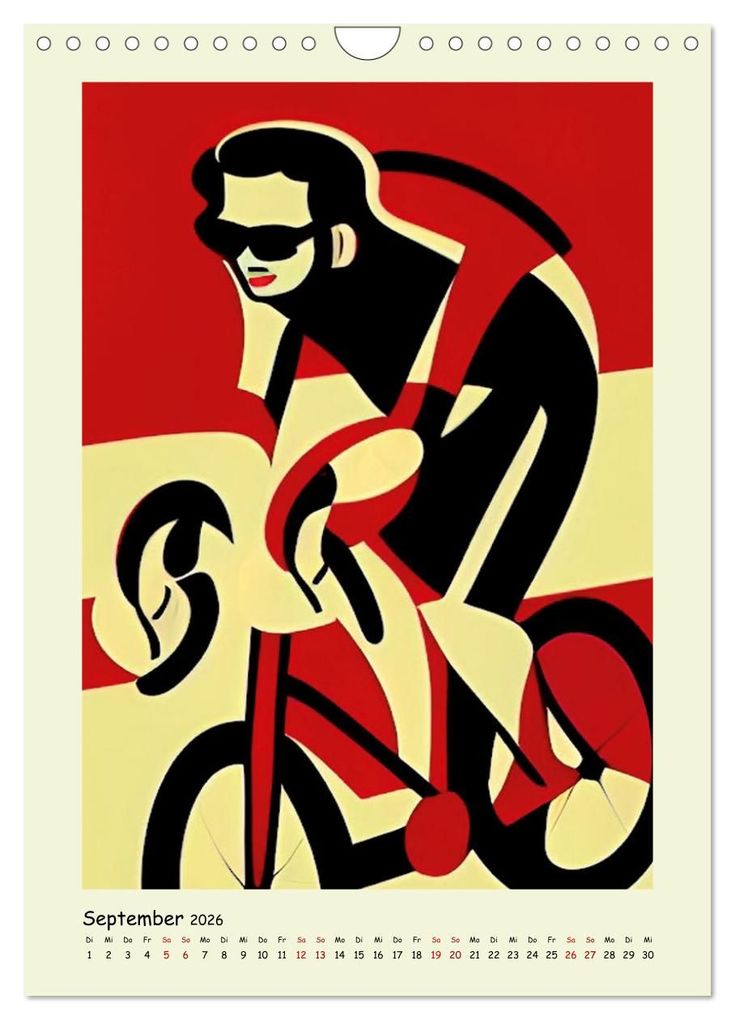 Weitere Ansicht: Geliebter Radsport (Wandkalender 2026 DIN A4 hoch), CALVENDO Monatskalender | Silvia Siebler-Ferry, Calvendo