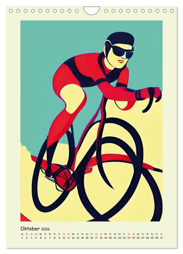 Weitere Ansicht: Geliebter Radsport (Wandkalender 2026 DIN A4 hoch), CALVENDO Monatskalender | Silvia Siebler-Ferry, Calvendo