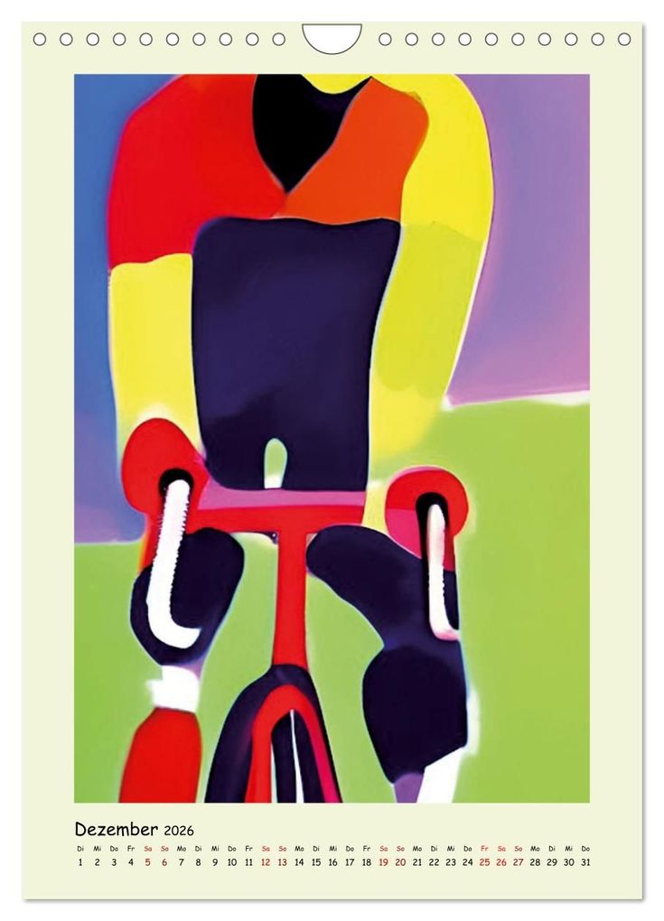 Weitere Ansicht: Geliebter Radsport (Wandkalender 2026 DIN A4 hoch), CALVENDO Monatskalender | Silvia Siebler-Ferry, Calvendo