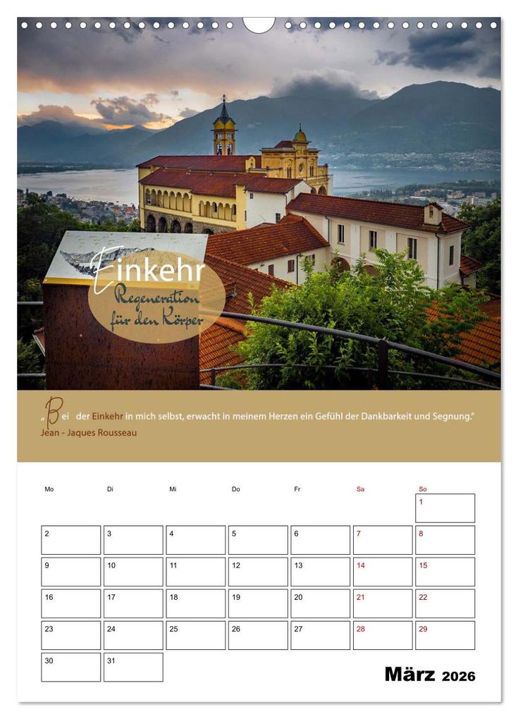 Weitere Ansicht: Zitate Wegbegleiter, mit Sprüchen durch das Jahr by VogtArt (Wandkalender 2026 DIN A3 hoch), CALVENDO Monatskalender | VogtArt VogtArt, Calvendo, VogtArt