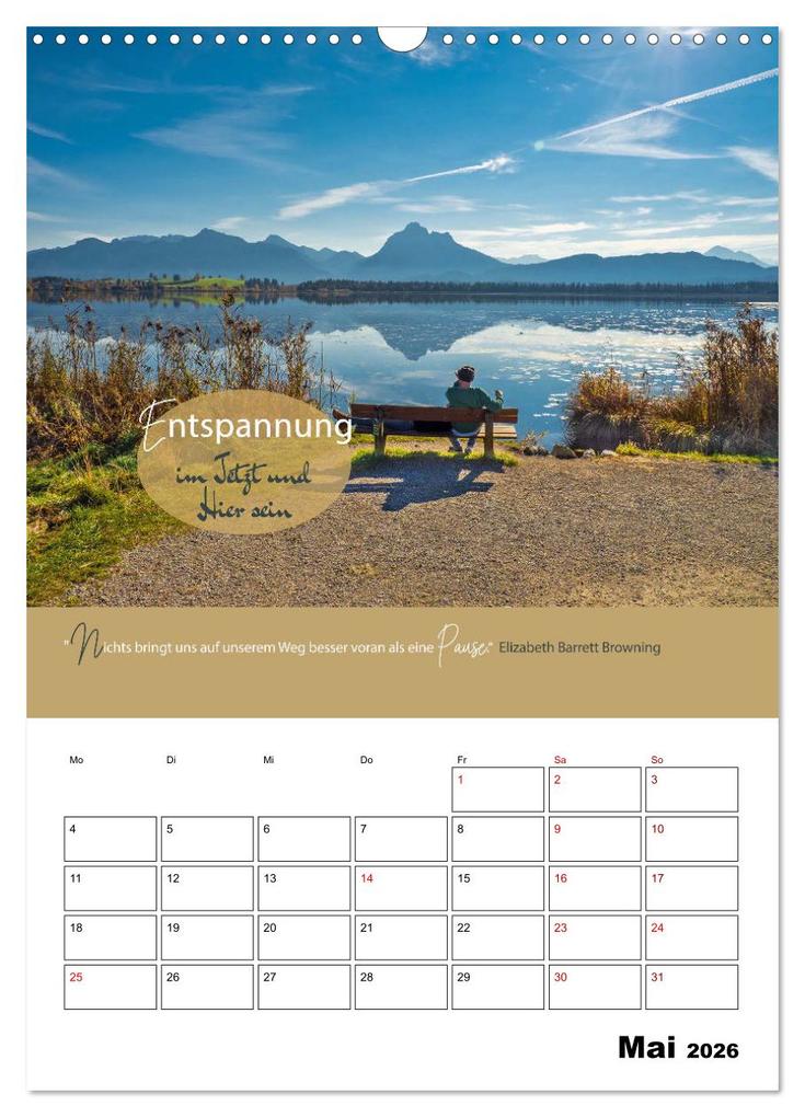 Weitere Ansicht: Zitate Wegbegleiter, mit Sprüchen durch das Jahr by VogtArt (Wandkalender 2026 DIN A3 hoch), CALVENDO Monatskalender | VogtArt VogtArt, Calvendo, VogtArt