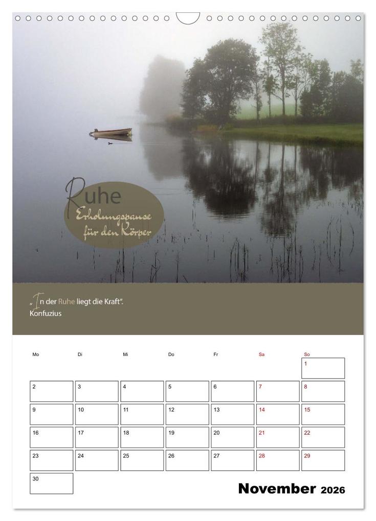 Weitere Ansicht: Zitate Wegbegleiter, mit Sprüchen durch das Jahr by VogtArt (Wandkalender 2026 DIN A3 hoch), CALVENDO Monatskalender | VogtArt VogtArt, Calvendo, VogtArt