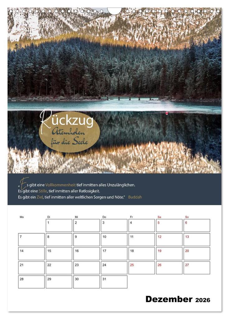 Weitere Ansicht: Zitate Wegbegleiter, mit Sprüchen durch das Jahr by VogtArt (Wandkalender 2026 DIN A3 hoch), CALVENDO Monatskalender | VogtArt VogtArt, Calvendo, VogtArt