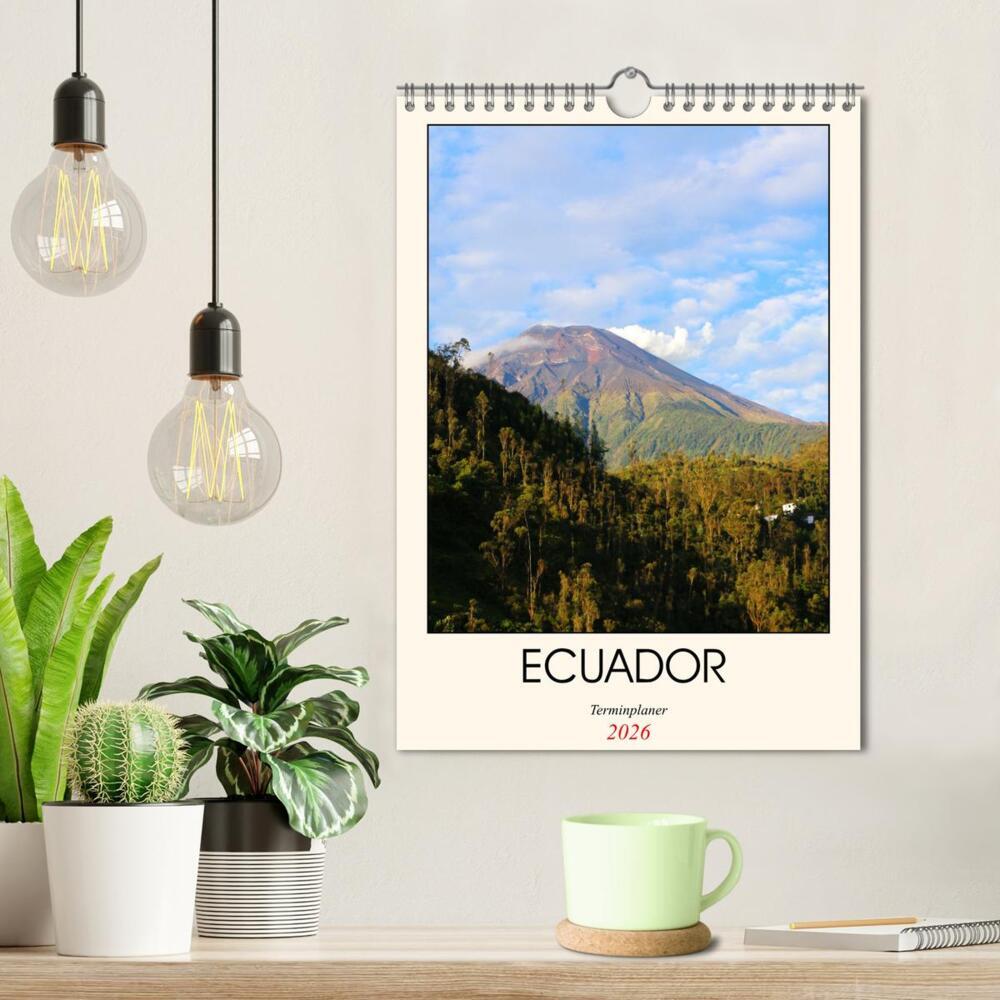 Weitere Ansicht: Ecuador - Terminplaner (Wandkalender 2026 DIN A4 hoch), CALVENDO Monatskalender | Denise Graupner, Calvendo
