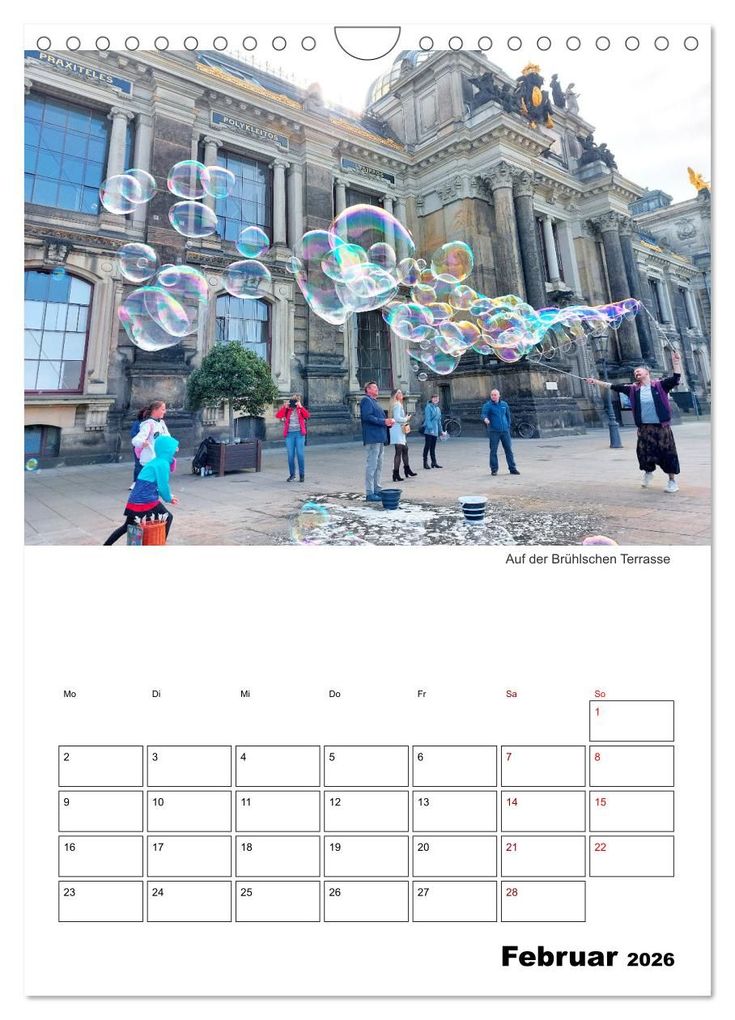 Weitere Ansicht: Prachtvolles Dresden (Wandkalender 2026 DIN A4 hoch), CALVENDO Monatskalender | Gisela Kruse, Calvendo