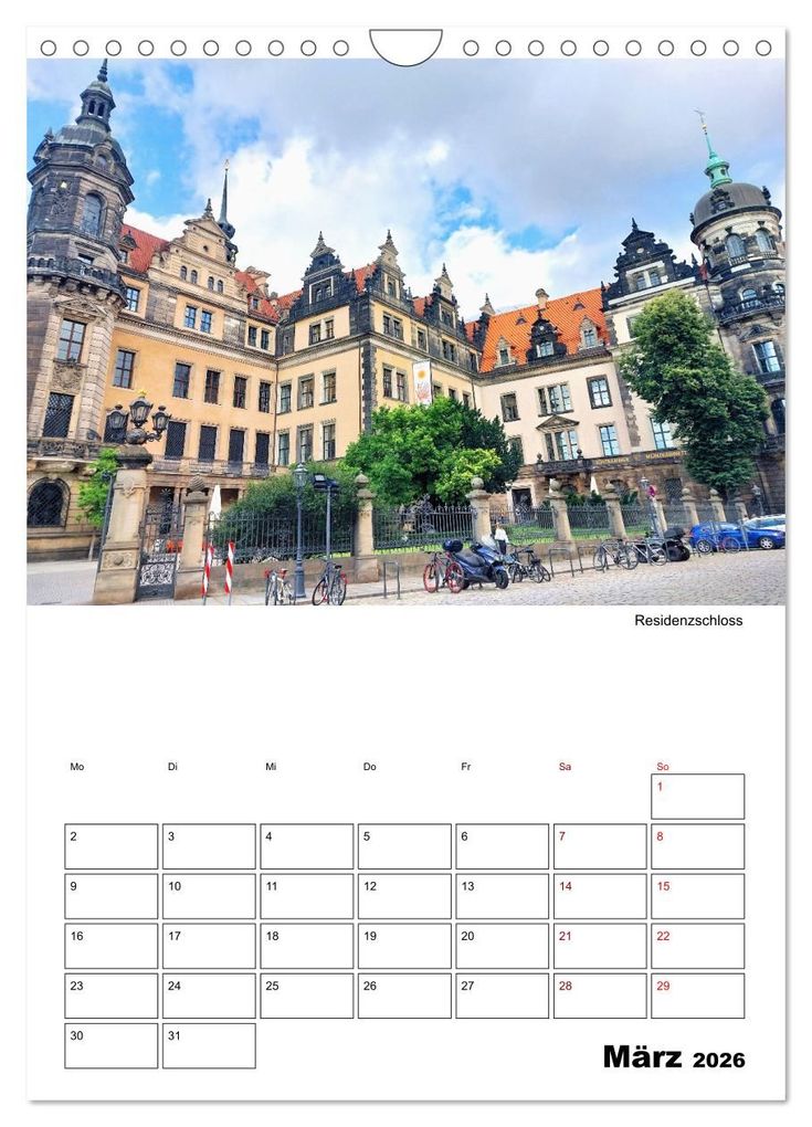 Weitere Ansicht: Prachtvolles Dresden (Wandkalender 2026 DIN A4 hoch), CALVENDO Monatskalender | Gisela Kruse, Calvendo