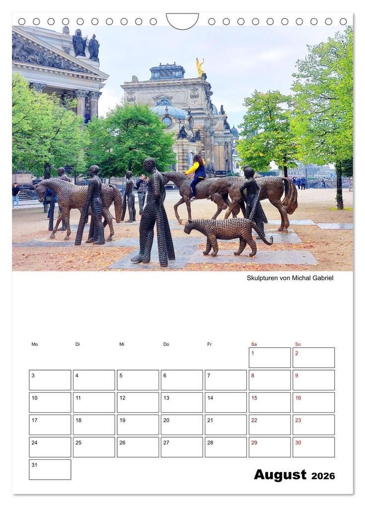 Weitere Ansicht: Prachtvolles Dresden (Wandkalender 2026 DIN A4 hoch), CALVENDO Monatskalender | Gisela Kruse, Calvendo