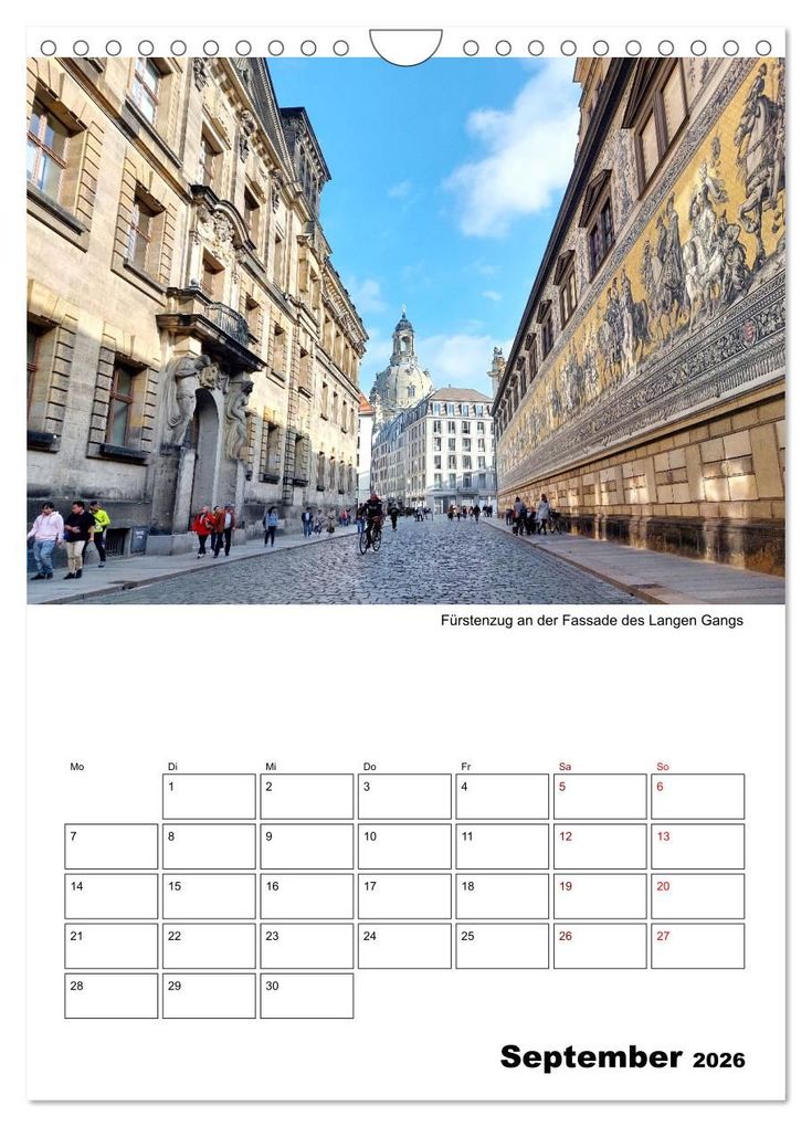 Weitere Ansicht: Prachtvolles Dresden (Wandkalender 2026 DIN A4 hoch), CALVENDO Monatskalender | Gisela Kruse, Calvendo
