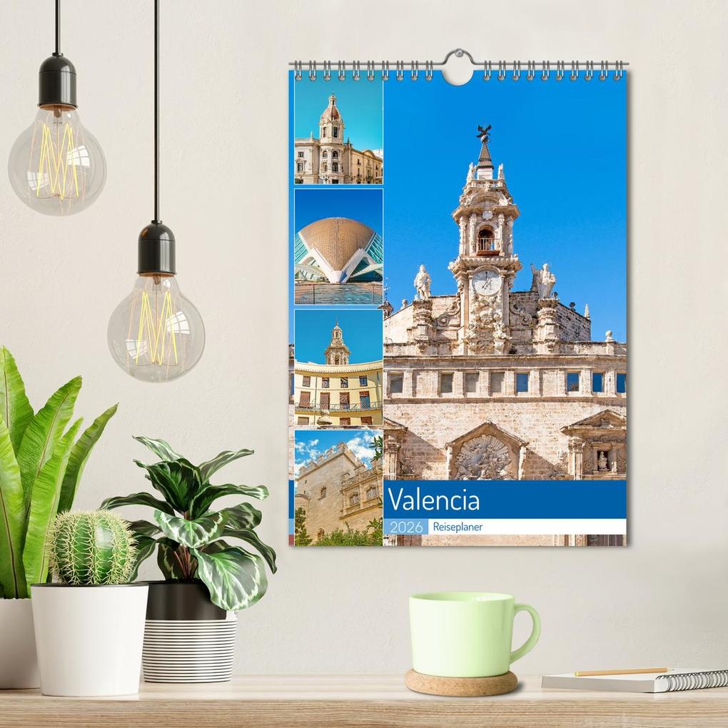 Weitere Ansicht: Valencia - Reiseplaner (Wandkalender 2026 DIN A4 hoch), CALVENDO Monatskalender | Nina Schwarze, Calvendo